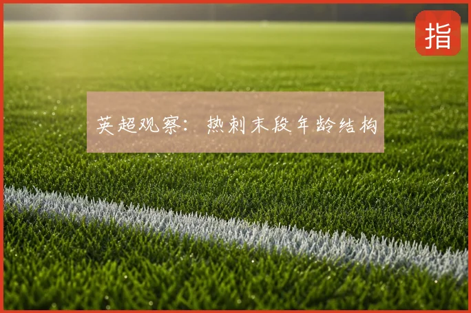 英超观察：热刺末段年龄结构